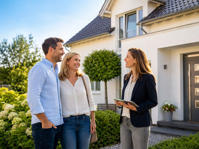 Gepflegtes Wohnhaus in einer freundlichen deutschen Wohnlage mit Garten